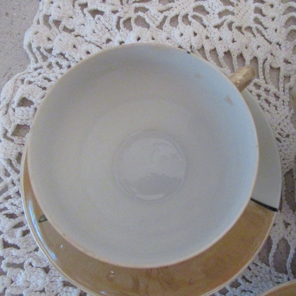 Authentic Japanese Lusterware Tea 13 piece set - Picture 6 of 12